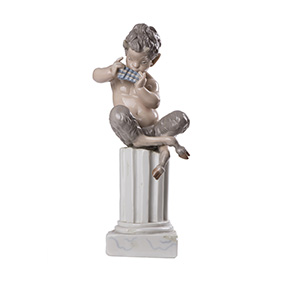 Колекційна статуетка Lladro "PAN WITH FLUTE", 26.5 см