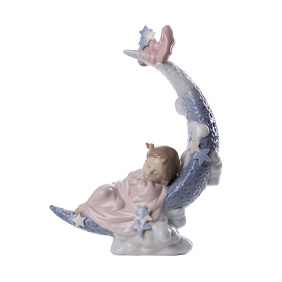 Фарфорова статуетка Lladro "КОЛИСКОВА НЕБЕС", 21 см