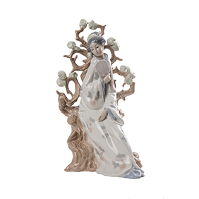 Фарфорова статуетка Lladro "GEISHA", 31 см