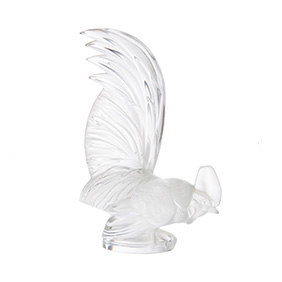 Кришталева статуетка півня Lalique "Le coq nain", 20.5 см