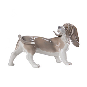 Фарфорова статуетка LLADRO "BASSETT", 12 см