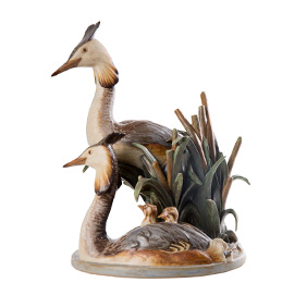 Фарфорова статуетка LLADRO "DIVERS WITH CHICKEN", 32 см