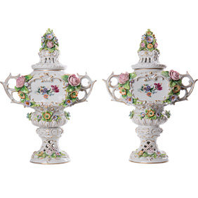 Декоративні вази SITZENDORF PORCELAIN, 33 см