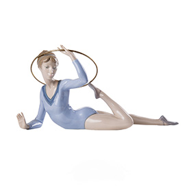 Порцелянова статуетка LLADRO "GYMNAST WITH RING", 23.5 см