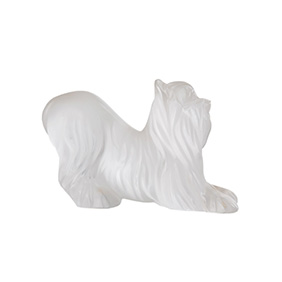 Кришталева статуетка Lalique "Yorkshire Terrier", 8 см