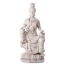 Велика порцелянова статуя Божества Guan Yin, 60 см