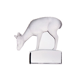 Мініатюрна кришталева статуетка Lalique "Deer", 8 см