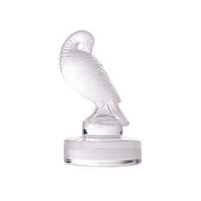 Кришталева статуетка-тримач Lalique "Turtle Dove", 8 см