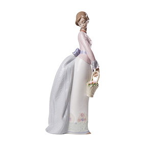 Статуетка Lladro "BASKET OF LOVE", 24 см