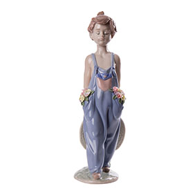 Фарфорова статуетка Lladro "POCKET FULL OF WISHES", 25.5 см