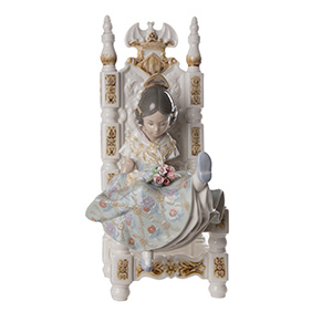 Фарфорова статуетка LLADRO "FULL OF MISCHIEF", 25 см